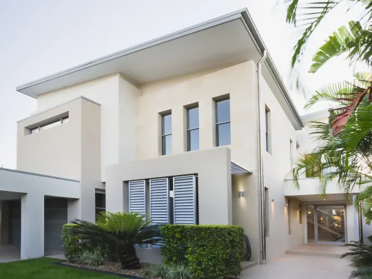 A picture of a recently constructed home that was financed by Boubyan's house financing solutions