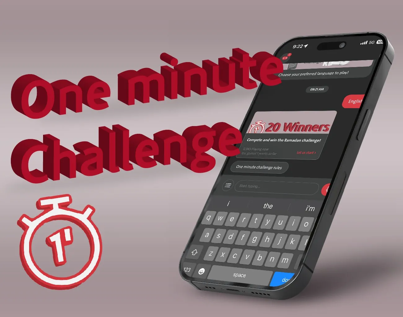 One Minute Challenge May EN 2