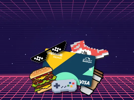 An image of PRIME Rewards-themed lifestyle products.